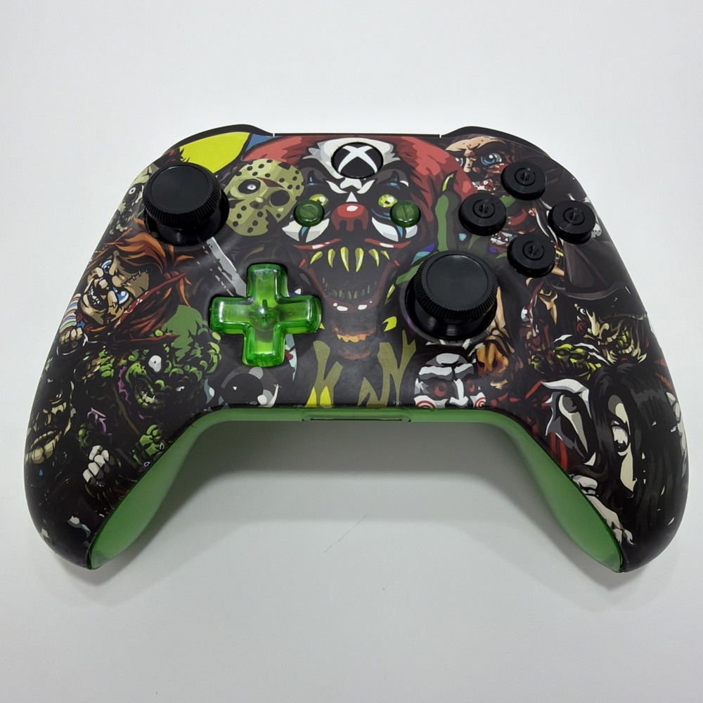Microsoft 1708 Genuine Xbox One Customized Scary Controller - Repair - Drift